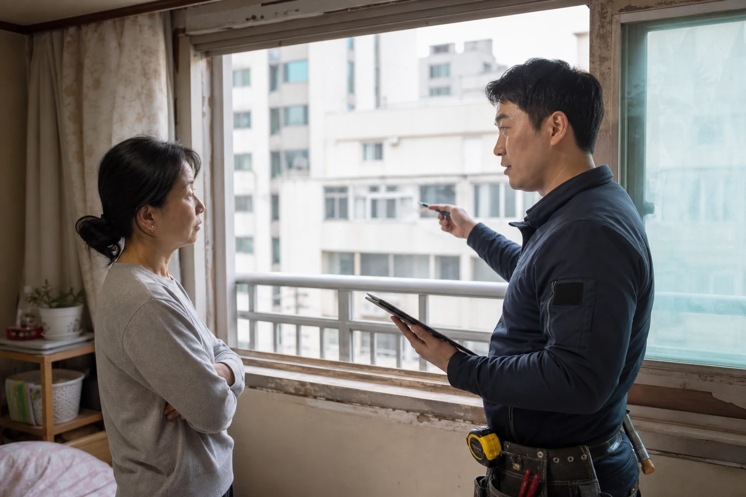 주택 샷시 교체 비용 실측과 시공 참고